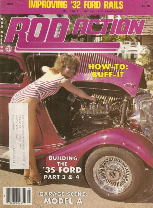 ROD ACTION 1982 JULY - POLISHING & STEERING TRICKS, BEEF-UP A DEUCE FRAME